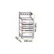 Vitrina de vinuri Arte Vino OXP1T98NPD capacitate 98 sticle temperatura 0/+35°C negru