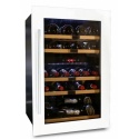 Vitrina de vinuri Datron capacitate 35 sticle incorporat 2 zone C° alb