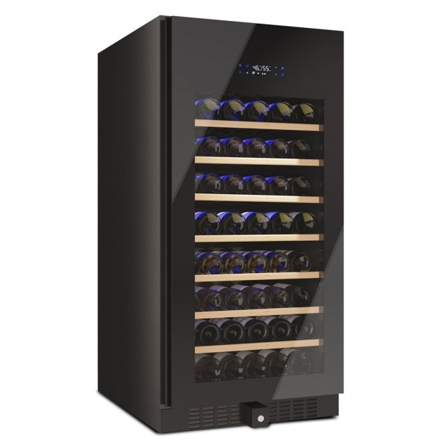 Vitrina de vinuri Datron professional linia Luxury capacitate 96 sticle incorporat 1 zona C° negru