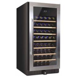 Vitrina de vinuri Datron professional linia Luxury capacitate 96 sticle incorporat 1 zona C° argintiu