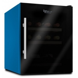 Vitrina de vinuri Datron Design 15 sticle 1 zona temperatura C° albastru