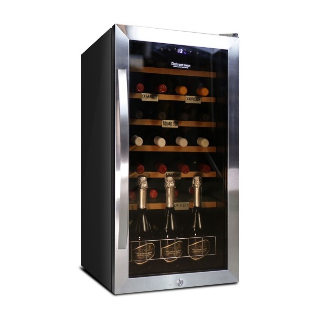 Vitrina de vinuri Arte Vino OXP1T98NPD capacitate 98 sticle temperatura 0/+35°C negru