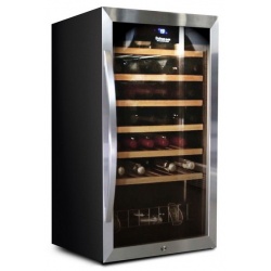 Vitrina de vinuri Datron 35 sticle 1 zona temperatura C° negru