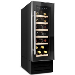 Vitrina de vinuri Datron 19 sticle 1 zona temperatura C° negru