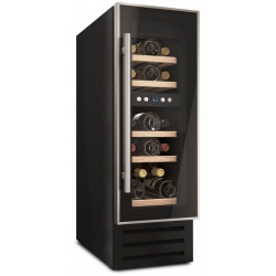 Vitrina de vinuri Datron 17 sticle 2 zone temperatura C° negru