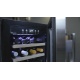Vitrina de vinuri Datron 24 sticle 2 zone temperatura C° negru