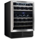 Vitrina de vinuri Datron 46 sticle 2 zone temperatura C° negru