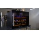 Vitrina de vinuri Arte Vino OXP1T98NPD capacitate 98 sticle temperatura 0/+35°C negru