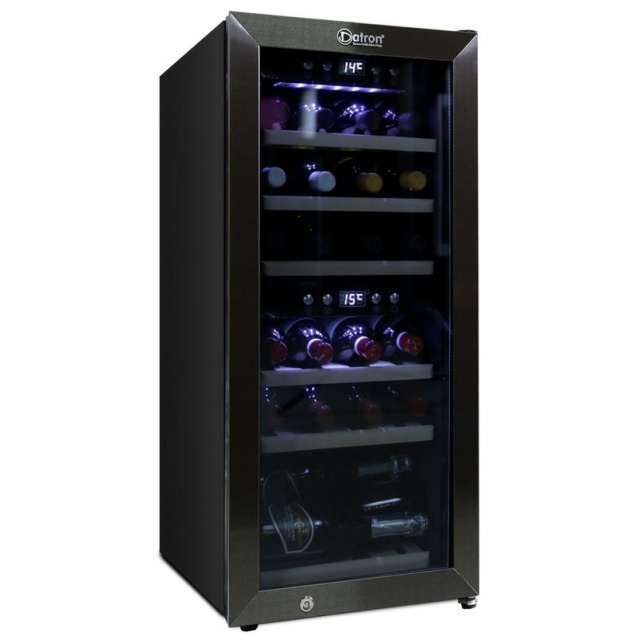 Vitrina de vinuri Arte Vino OXP1T98NPD capacitate 98 sticle temperatura 0/+35°C negru