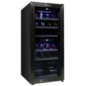 Vitrina de vinuri Arte Vino OXP1T98NPD capacitate 98 sticle temperatura 0/+35°C negru