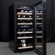 Vitrina de vinuri Arte Vino OXP1T98NPD capacitate 98 sticle temperatura 0/+35°C negru