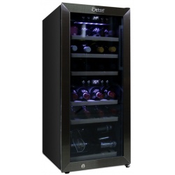 Vitrina de vinuri Datron 24 sticle 2 zone temperatura C° negru