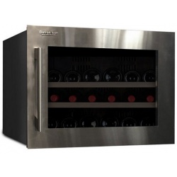 Vitrina de vinuri Datron încorporat cu compresor 18 sticle 1 zona temperatura C° negru