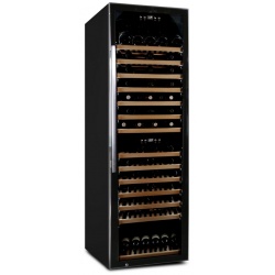 Vitrina de vinuri Datron profesional climatic 180 sticle 2 zone temperatura C° negru