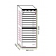 Vitrina de vinuri Datron climatic profesional 180 sticle 2 zone temperatura C° negru