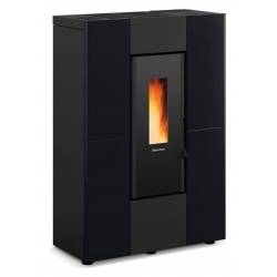 Scaunul de peleți Marilena Plus de la Extraflame Nordica oțel negru de 8 kw turnată