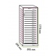 Vitrina de vinuri din Datron Luxury Line 170 sticle 1 zona temperatura C° negru