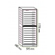 Vitrina de vinuri din Datron Luxury Line 166 sticle 2 zone temperatura C° negru