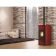 Sobă Extraflame Nordica SERAFINA cu peleți ventilație 7,1 kw - alb