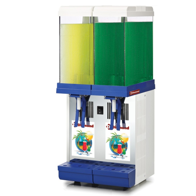 DOZATOR BAUTURI RACORITOARE CU SISTEM DE RACIRE DIAMOND LUKE-2M, CAPACITATE 2x9 L