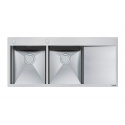 CHIUVETA BUCATARIE FOSTER NEW WAVE 1420 002, CU 2 CUVE SI PICURATOR / DREAPTA, INOX PERIAT