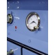 Aragaz Lofra Dolcevita RLVG96MFT/CI, 90x60 cm, gaz, 5 arzatoare, grill, aprindere electronica, timer, albastru