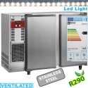 Frigider profesional pentru bauturi Diamond TAVT/2-R2 cu 2 usi, capacitate 375 l, negru