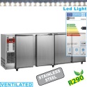 Frigider profesional pentru bauturi Diamond TAVX/4-R2 cu 4 usi, capacitate 783 l, otel inoxidabil