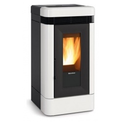 Sobă Extraflame Nordica LUCIA 12.1 kw cu ventilație, albă