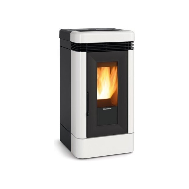 Sobă Extraflame Nordica LUCIA 12.1 kw cu ventilație, albă