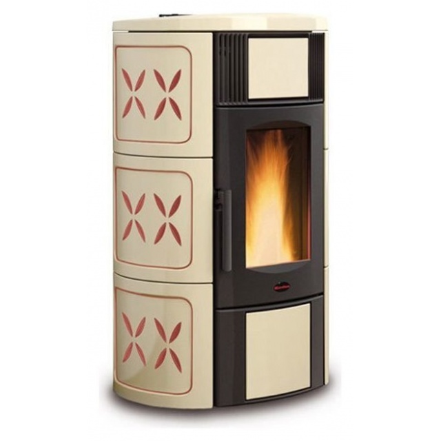 Sobă Extraflame Nordica SIDE IDRO 2.0 peleți din lemn cu încălzire 19,0 kw - ametist