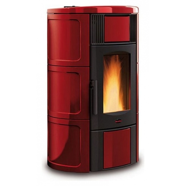 Șemineul de peleți ISIDE IDRO 2.0 cu încălzire 19,0 kw - bordeaux