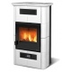 Sobă cu lemne Extraflame Nordica WANDA CLASSIC EVO cu aer cald 9 kw - alb