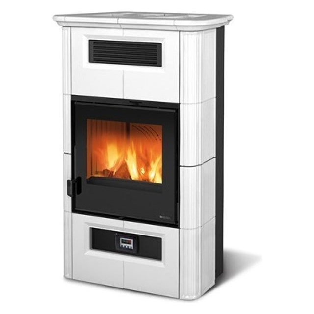 Sobă cu lemne Extraflame Nordica WANDA CLASSIC EVO cu aer cald 9 kw - alb