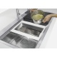 CHIUVETA BUCATARIE FOSTER MILANO 1019055 , CU 2 CUVE, INOX PERIAT