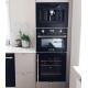 Cuptor cu microunde incorporabil Lofra Dolce Vita, 60x46cm, 6 functii gatire, 38 l, gril, Negru mat