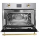 Cuptor cu microunde incorporabil Lofra Dolce Vita, 60x46cm, 6 functii gatire, 38 l, gril, Negru mat