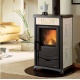Sobă pe lemne Extraflame Nordica ERMOROSSELLA PLUS EVO DSA pentru incalzire apa 13 kw - bordeaux