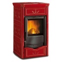 Sobă pe lemne Extraflame Nordica TERMONICOLETTA EVO DSA cu incalzire apa 13 kw - bordeaux