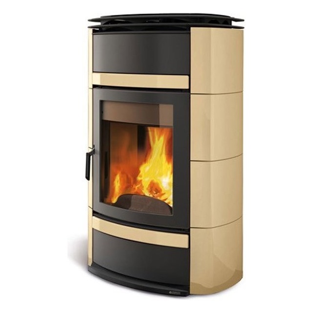 Sobă pe lemne Extraflame Nordica NORMA S EVO IDRO DSA pentru apa de incalzire 18 kw - pergament