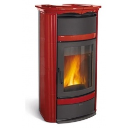Sobă pe lemne Extraflame Nordica NORMA CLASSIC S EVO IDRO DSA cu incalzirea apei 18 kw - bordeaux