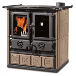 Sobă pe lemne Extraflame Nordica ROSETTA BII MAIOLICA cu aer cald prin convecție naturală 7 kw