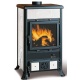 Sobă pe lemne Extraflame Nordica ROSSELLA R1 BII cu aer cald prin convecție naturală 9 kw - alb