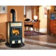 Sobă pe lemne Extraflame Nordica ROSSELLA R1 BII cu aer cald prin convecție naturală 9 kw - alb