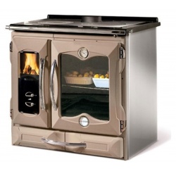 Sobă pe lemne Extraflame Nordica SUPREMA cu aer cald prin convecție naturală 9 kw - înveliș din fontă