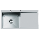 CHIUVETA BUCATARIE FOSTER QUADRA 1213 052, CU PICURATOR / DREAPTA, INOX PERIAT