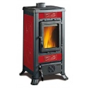 Sobă pe lemne Extraflame Nordica FULVIA, cu aer cald prin convecție naturală și 6 kw - bordeaux