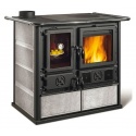 Masina de gatit pe lemne Extraflame Nordica ROSA SINISTRA REVERSE cu aer cald prin convecție naturală 8 kw - piatra naturala