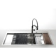 CHIUVETA BUCATARIE FOSTER MILANELLO WORKSTATION 1040051, CU PICURATOR / STANGA, INOX PERIAT