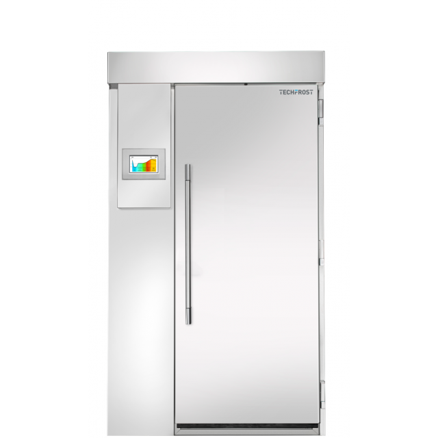 Camera frigorifica maturare Techfrost Floury FL220, capacitate 1 carucior cu 20 tavi, temperatura -5°C / +35°C, inox